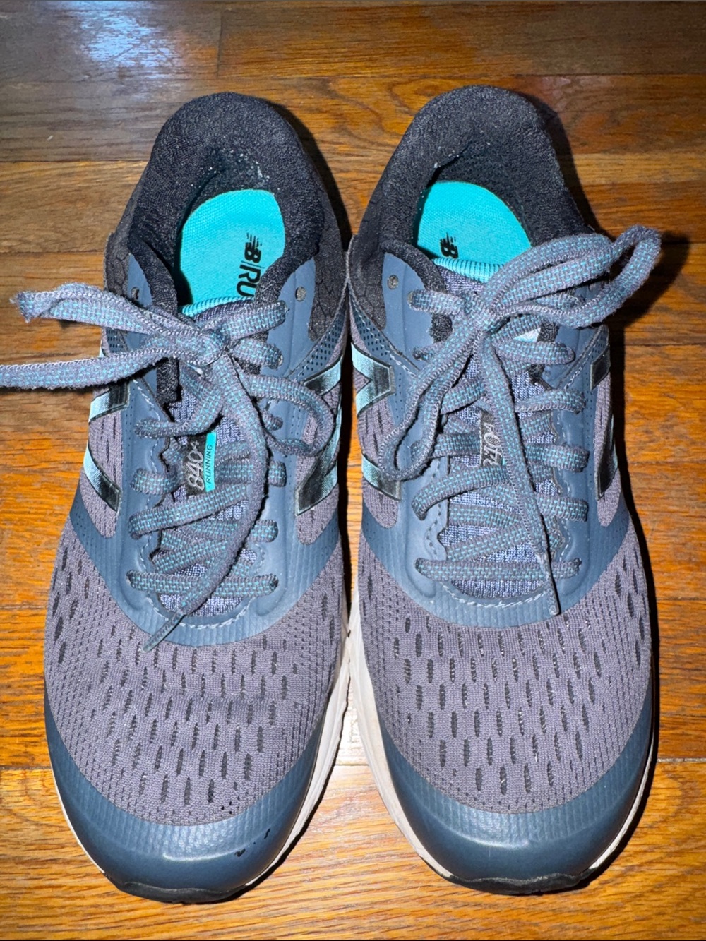 New Balance Dark Blue & Teal Athletic Sneakers - Picture 3 of 7